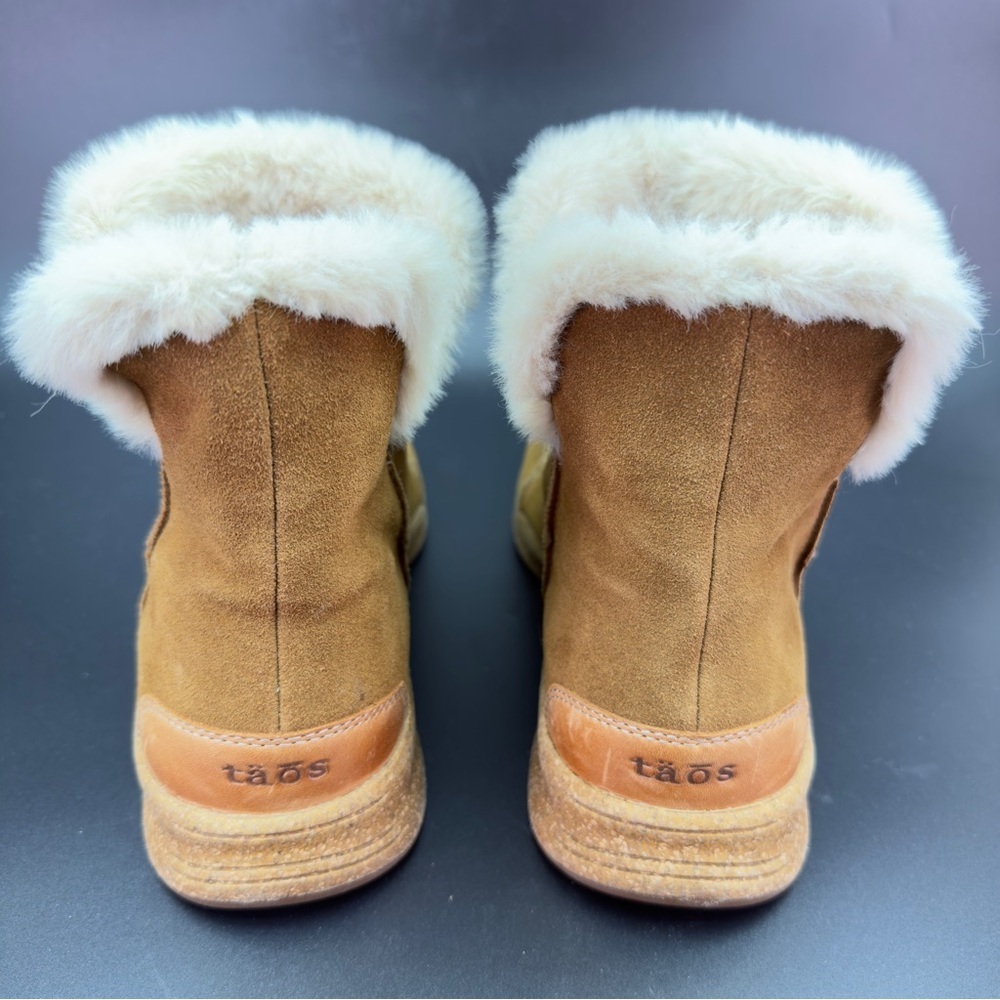 Taos Footwear Faux Fur Lined Suede Booties - Picture 4 of 11